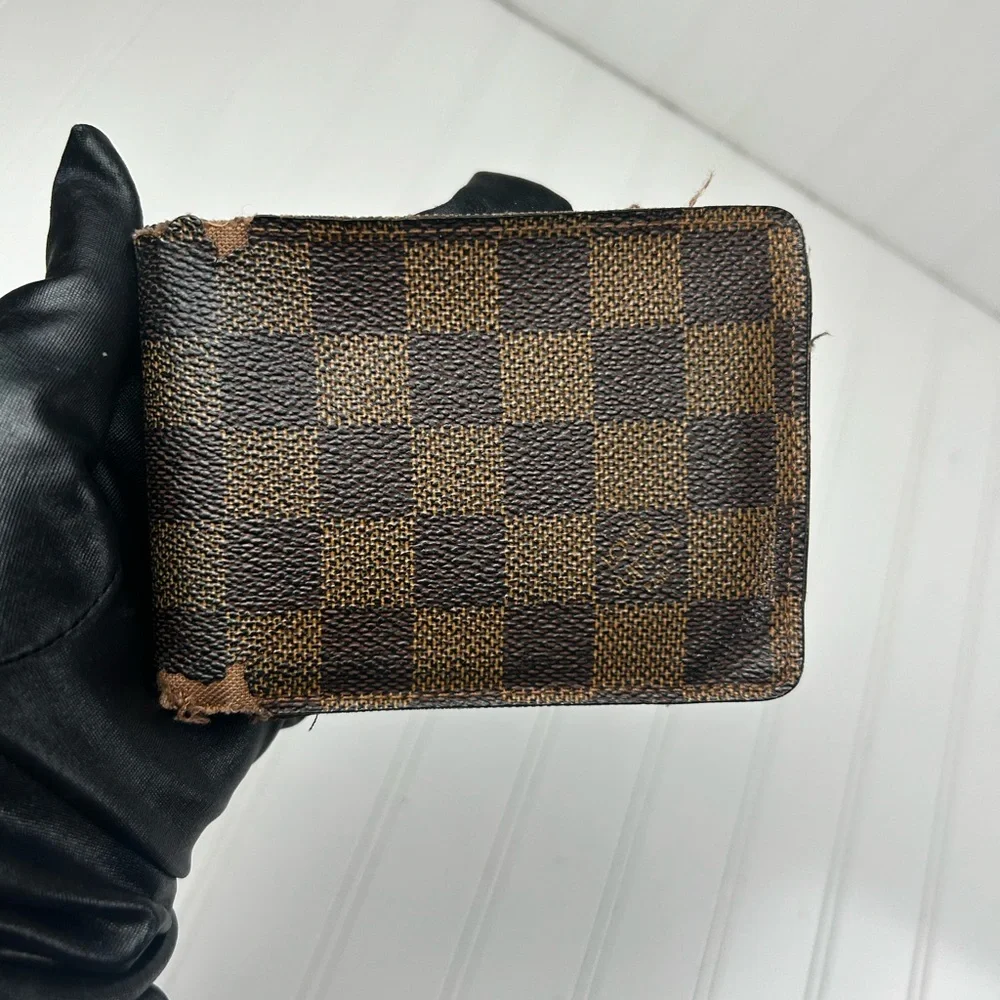 Louis Vuitton Damier Ebene Multiple Pocket Wallet Unisex - Picture 4 of 15